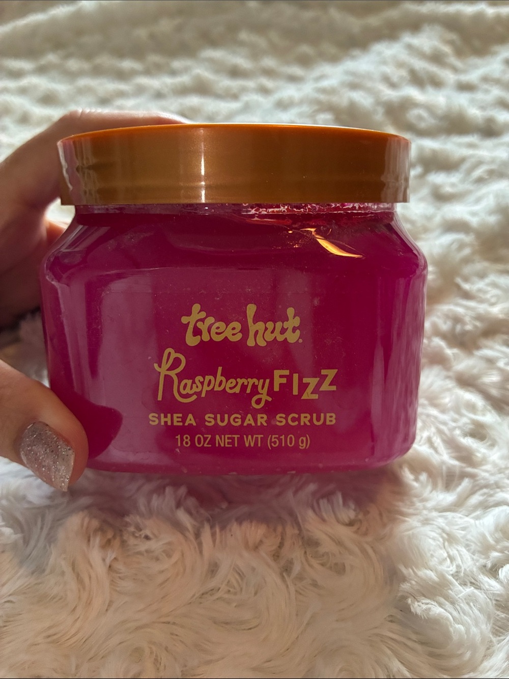 Tree Hut Raspberry Fizz Shea Sugar Scrub — Pink